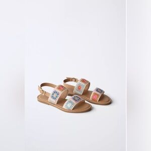 ZARA…. Crochet sandal